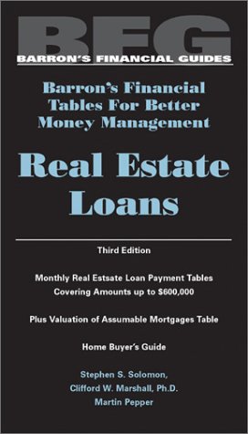 Beispielbild fr Real Estate Loans (Barron's Financial Tables) zum Verkauf von Wonder Book