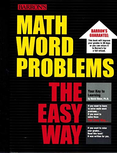 Beispielbild fr Math Word Problems the Easy Way (Easy Way Series) zum Verkauf von Save With Sam