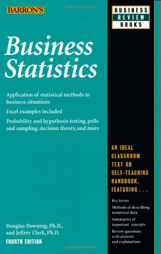 9780764119835: Business Statistics (Barron's Business Review Series)