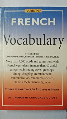 Beispielbild fr French Vocabulary (Barron's Vocabulary Series) zum Verkauf von SecondSale