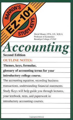 Stock image for Accounting (EZ-101 Study Keys) for sale by Your Online Bookstore