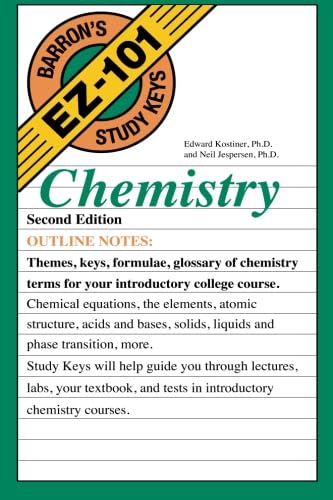 Stock image for Chemistry (EZ-101 Study Keys) for sale by Jenson Books Inc