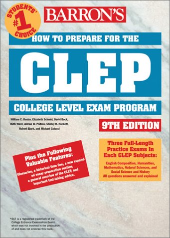 9780764120275: How to Prepare for the CLEP (BARRON'S HOW TO PREPARE FOR THE CLEP COLLEGE-LEVEL EXAMINATION PROGRAM (BOOK ONLY))