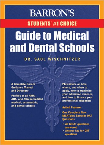 Beispielbild fr Barron's Guide to Medical and Dental Schools zum Verkauf von Taos Books