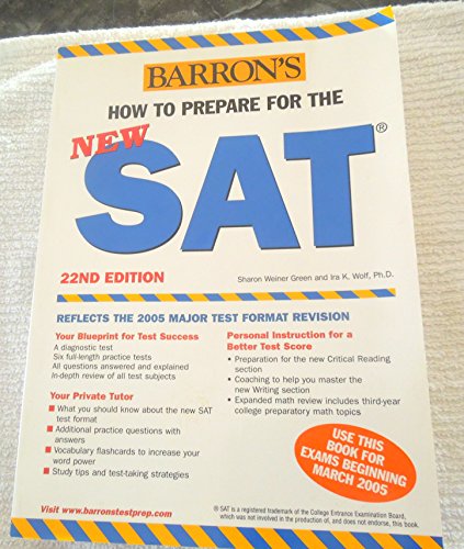 Beispielbild fr How to Prepare for the New SAT zum Verkauf von Better World Books
