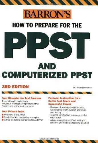 Beispielbild fr How to Prepare for the PPST and Computerized PPST : Pre-Professional Skills Test and Computerized Pre-Professional Skills Test zum Verkauf von Better World Books