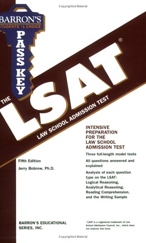 Stock image for Pass Key to the LSAT (BARRON'S PASS KEY TO THE LSAT) for sale by HPB Inc.