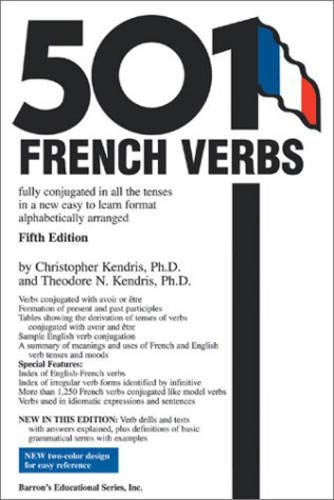 9780764124297: 501 French verbs