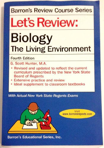 Imagen de archivo de Let's Review Biology-The Living Environment (Let's Review Series) a la venta por SecondSale