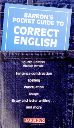 Imagen de archivo de Pocket Guide to Correct English (Barrons Pocket Guides) a la venta por Goodwill Southern California