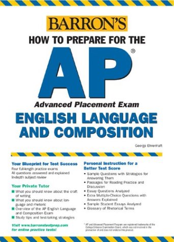 Stock image for AP English Language and Composition (Barron's How to Prepare for the AP English Language and Composition Advanced Placement Examinations) for sale by HPB-Ruby