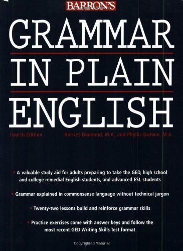 Imagen de archivo de Grammar in Plain English a la venta por Once Upon A Time Books