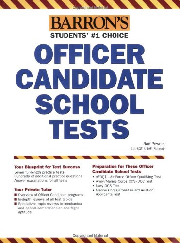 Imagen de archivo de Barron's Officer Candidate School Test a la venta por Better World Books