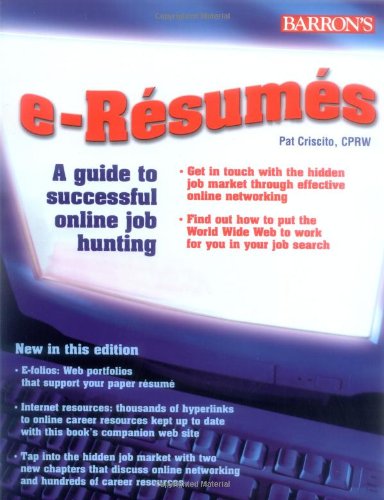 Stock image for e-Resumes: A Guide to Successful Online Job Hunting for sale by SecondSale