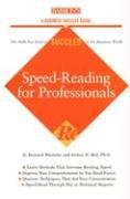 Stock image for Speed Reading for Professionals (Barron's Business Success Series) for sale by BooksRun