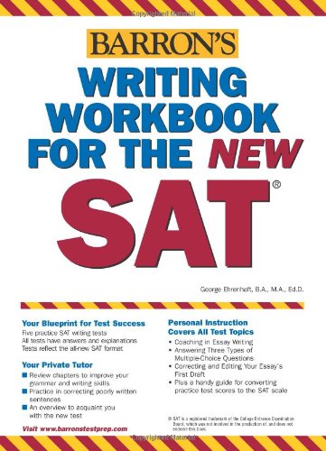 Beispielbild fr Writing Workbook for the New SAT (Barron's Writing Workbook for the New Sat) zum Verkauf von Wonder Book