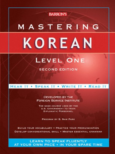 Imagen de archivo de Mastering Korean a la venta por ThriftBooks-Atlanta