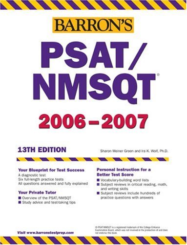 Beispielbild fr Barron's PSAT/NMSQT : PSAT/National Merit Scholarship Qualifying Test zum Verkauf von Better World Books