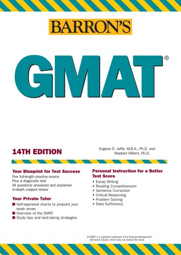 Imagen de archivo de Barron's GMAT : Graduate Management Admission Test a la venta por Better World Books