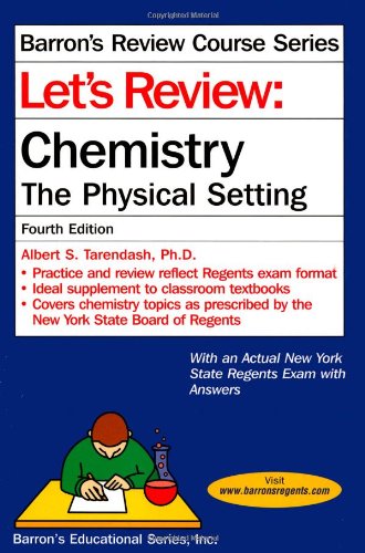 9780764134319: Let's Review Chemistry: The Physical Setting (Barron's Review Course)