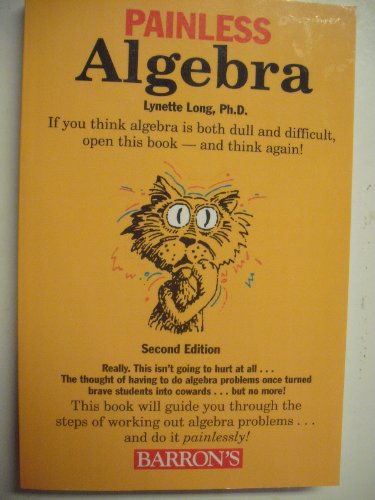 Stock image for Painless Algebra (Painless Series) for sale by Your Online Bookstore