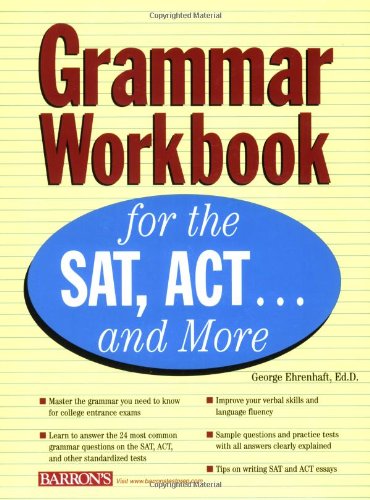 Stock image for Barron's Grammar Workbook for the Sat, Act.and More for sale by SecondSale