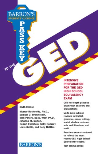 9780764136351: Pass Key to the GED (Barron's Pass Key to the Ged)