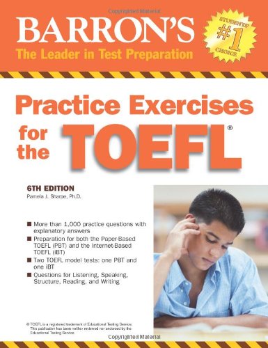 Imagen de archivo de Barron's Practice Exercises for the TOEFL a la venta por Better World Books