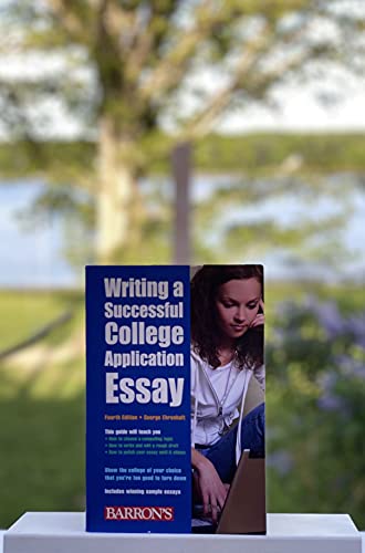 Beispielbild fr Writing a Successful College Application Essay (Barron's Writing a Successful College Application Essay) zum Verkauf von Wonder Book