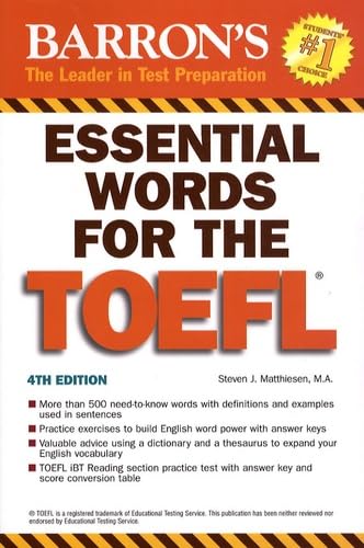 Stock image for Essential Words for the TOEFL for sale by ThriftBooks-Dallas