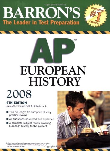 Stock image for Barron's AP European History (Barron's How to Prepare for the AP European Histpry Advanced Placement Examination) for sale by SecondSale