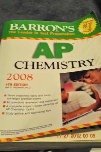 Beispielbild fr Barron's AP Chemistry zum Verkauf von Wonder Book