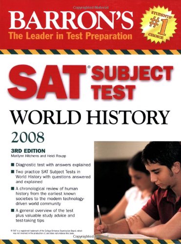 Stock image for Barron's SAT Subject Test World History for sale by ThriftBooks-Atlanta