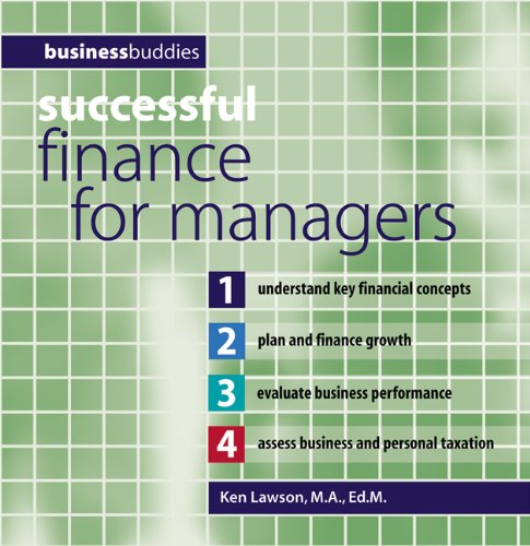 Stock image for Successful Finance for Managers for sale by Better World Books