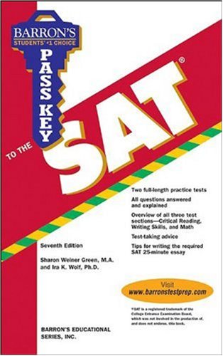 Stock image for Barron's Pass Key to the SAT for sale by HPB-Emerald