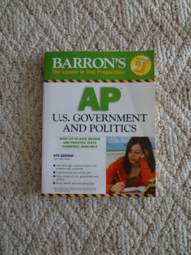 Stock image for Barron's AP U.S. Government and Politics 2008 for sale by Irish Booksellers