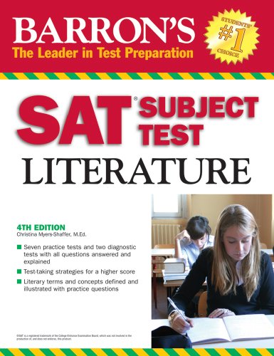 Beispielbild fr Barron's SAT Subject Test Literature zum Verkauf von Better World Books