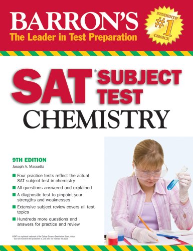 Stock image for Barron's SAT Subject Test Chemistry for sale by HPB Inc.