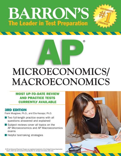 Imagen de archivo de Barron's AP Microeconomics / Macroeconomics a la venta por Wonder Book