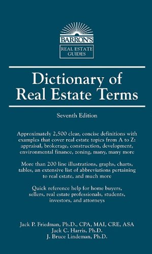 9780764139369: Dictionary of Real Estate Terms (Barron's Real Estate Guides)