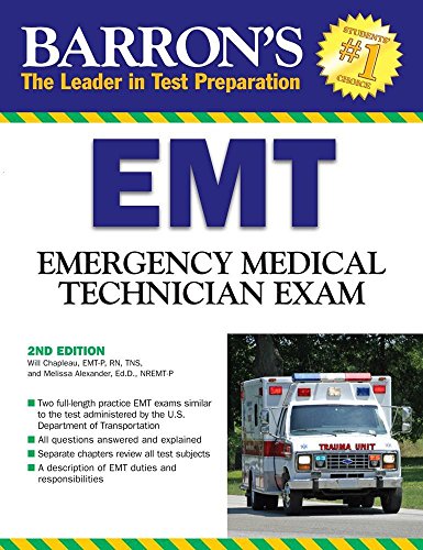 Imagen de archivo de Barron's EMT Exam : Emergency Medical Technician a la venta por Better World Books