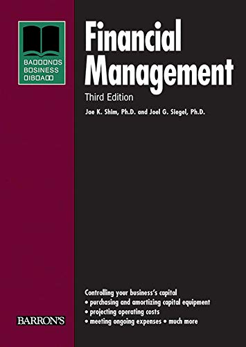 Beispielbild fr Financial Management (Barron's Business Library Series) zum Verkauf von SecondSale