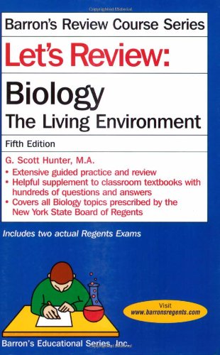 Beispielbild fr Let's Review: Biology, The Living Environment (Let's Review Series) zum Verkauf von SecondSale