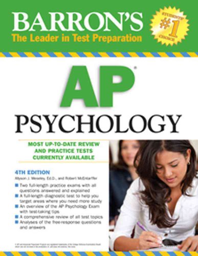 Imagen de archivo de Barron's AP Psychology a la venta por BookHolders