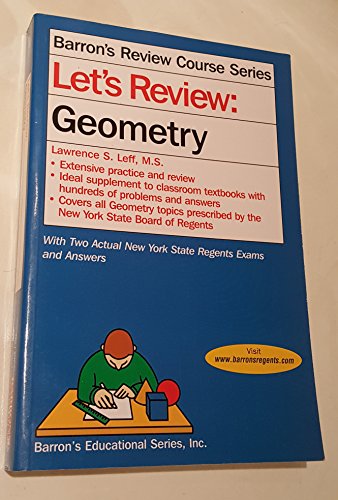 Beispielbild fr Lets Review Geometry Barrons R zum Verkauf von SecondSale