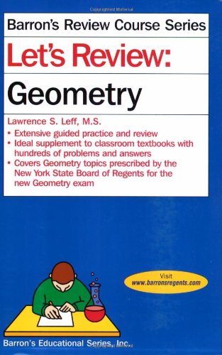 9780764140693: Let's Review: Geometry (Barron's Review Course)