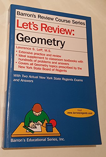 Stock image for Let's Review: Geometry (Barron's Review Course) for sale by SecondSale