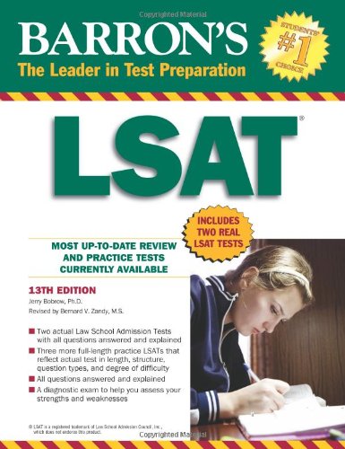 Beispielbild fr Barron's LSAT : Law School Admission Test zum Verkauf von Better World Books