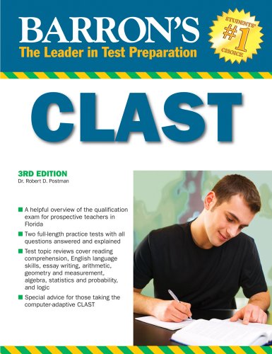 Stock image for Barron*s CLAST (BARRON*S CLAST. COLLEGE LEVEL ACADEMIC SKILLS TEST) for sale by dsmbooks