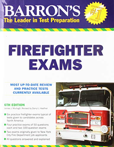 Beispielbild fr Barron's Firefighter Exams zum Verkauf von Gulf Coast Books